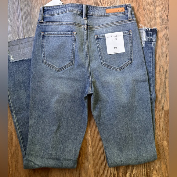 Cello Distressed Skinny Flare Jeans ❤️ - Picture 3 of 10